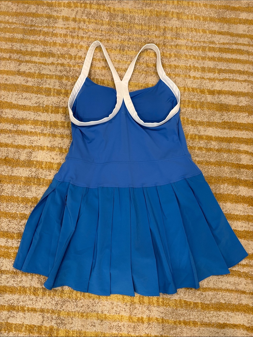 Set of 2 JoyLab Black and Blue Pleated Racerback Active Dresses Size Medium - Picture 8 of 8